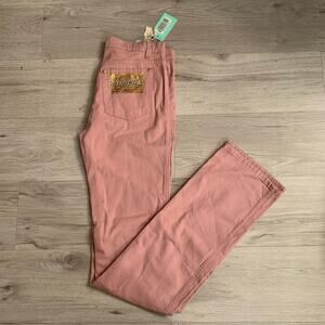 Roberto Cavalli Straight Leg Jeans Size 42 EU - Pink